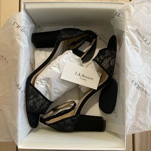 LK Bennett Lace/ Suede “Helena” Heels